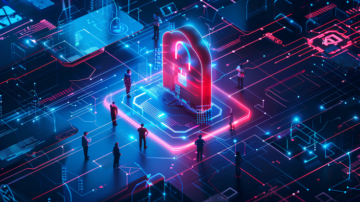Vulnerability Management and Patching Strategies, vulnerability management and patching strategies with an image showing IT administrators deploying security patches