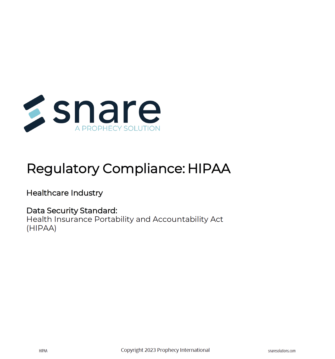 How Snare Centralized Log Management Helps Meet HIPAA Compliance